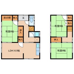 M様川井町貸家の物件間取画像